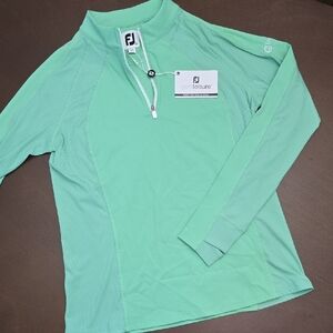 FOOTJOY FJ Mint Green Performance Pullover New Women's S Golf